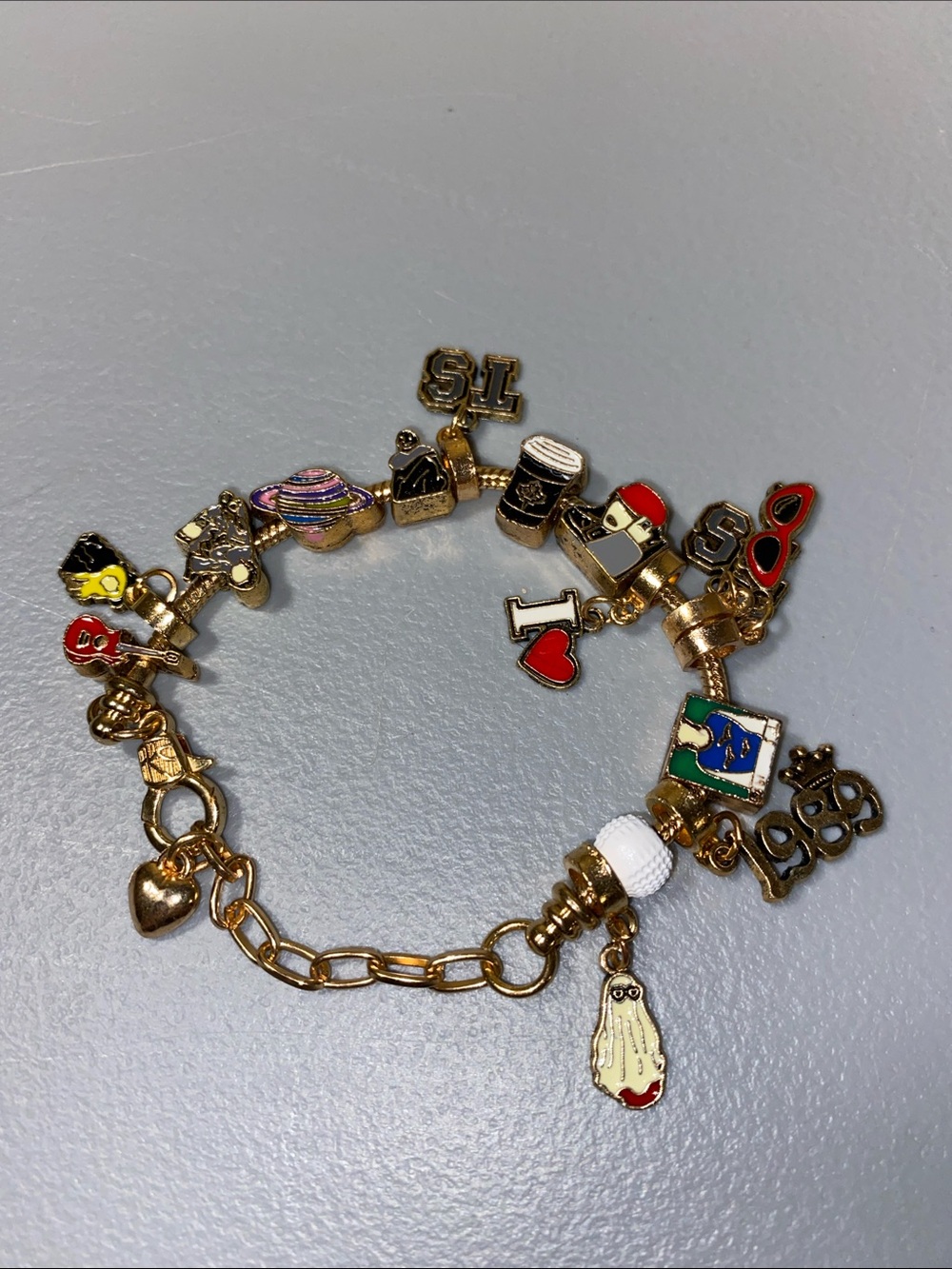 Taylor Swift 1989 Charm Bracelet Swiftie